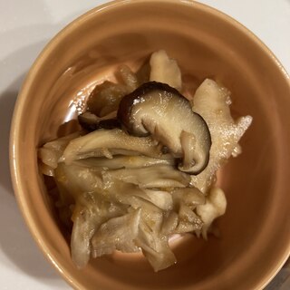 舞茸と椎茸煮　柚子風味
